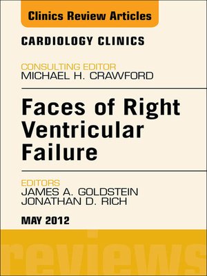 cover image of Faces of Right Ventricular Failure, an Issue of Cardiology Clinics